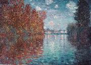 Claude Monet Autumn at Argenteuil USA oil painting reproduction